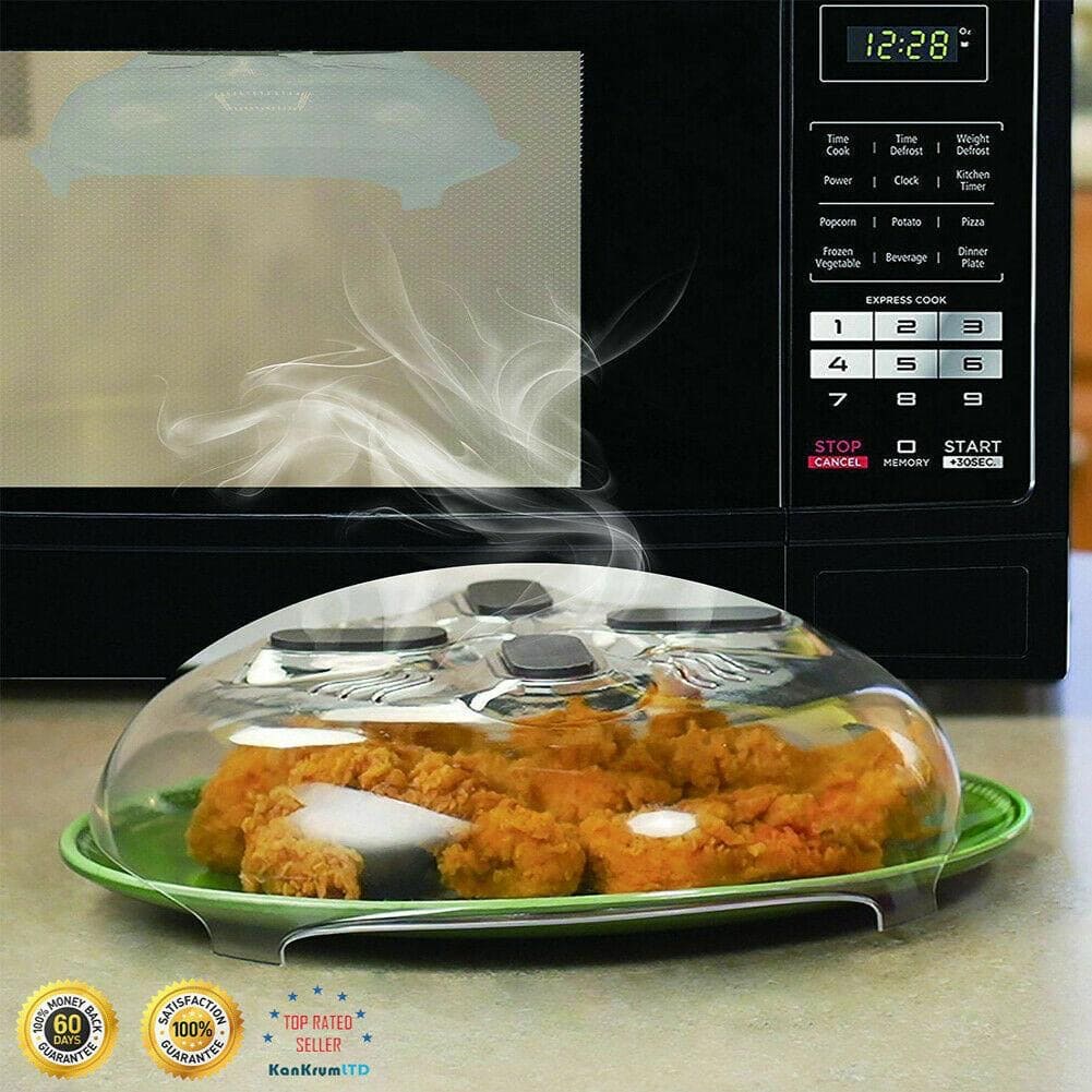 Magnetic Microwave Splatter Cover, Microwave Hover Cover