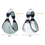 Baby Cling Wrap, Multifunctional Baby Carrier Ring Sling, Carrier Comfortable Infant Kangaroo, Baby Toddler Carrier, p Seat For Newborn Multi-function Infant Sling Carrier