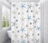 Amazing Water Proof Curtain Shower With Hooks, Printed Bathroom Shower Curtain, Parachutes Curtain For Bathroom