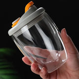 Double Wall Glass, Transparent Insulated Coffee Cup, Transparent Double Layer Wall Glass Cup, Cute Portable Water Cup, Double Wall Glass Cup