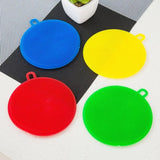 Set of 4 Multipurpose Silicone Dish Sponge, Kitchen Cleaning Scrubber, Silicone Dish Scrubber