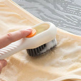 Liquid Shoes Brush, Multifunction Soft Bristled Brush, Automatic Filling Shoe Clothes Board Brush, Home Cleaning Tool, Long Handle Shoe Brush, Long Handle Shoe Brush