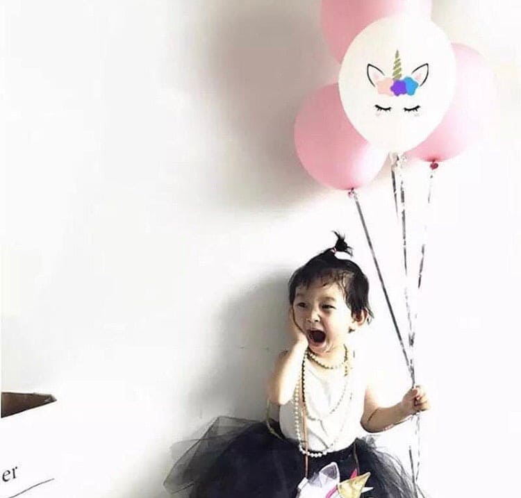5 Pcs Unicorn Balloons