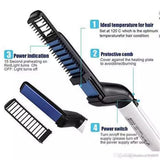 Multifunctional Hair & Beard Brush, Electric Hair Straightener, Quick Hair Stylr For Men, Hair Straightening Comb Professional Beard Care Tools, Electric Hairdressing Comb, Flat Iron Men's Beard Hair Styling Heating Comb