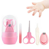 Capsule Baby Manicure Kit, Newborn Baby Nail Scissor, Baby Nail Care Tool Set, Portable Nail Clipper Trimmer With Box, Baby Mini Gromming Kit, Newborn Nail Shell Shear Manicure Kit, Baby Boy Girl Hand Foot Nail Filer Kit