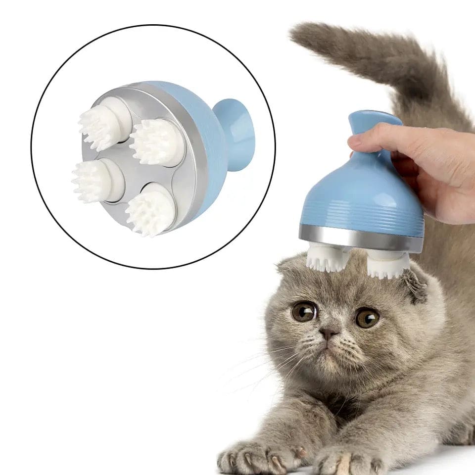 Cat Claw Head Massager, Electric Head Massager, Wireless Scalp Massager, Long Grasping Hand Scalp Massager, Automatic Rotate Massager, Portable Silicon Head Muscle Relaxing Device, Handheld Head Scratcher, Handheld Head Scratcher