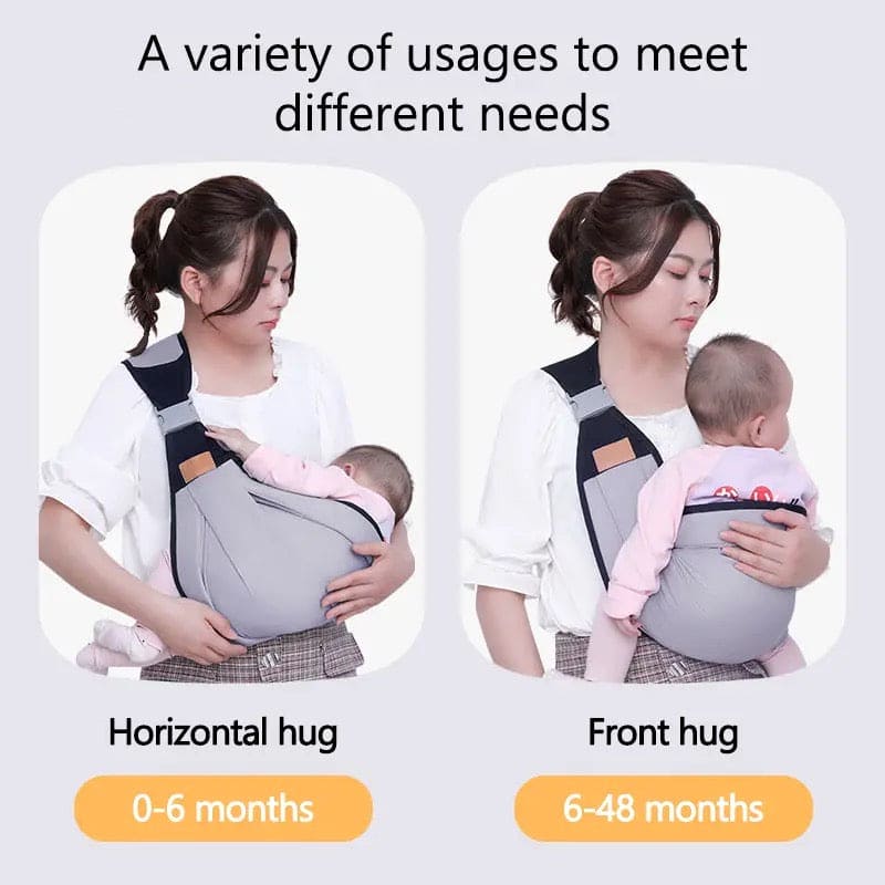 Baby Cling Wrap, Multifunctional Baby Carrier Ring Sling, Carrier Comfortable Infant Kangaroo, Baby Toddler Carrier, p Seat For Newborn Multi-function Infant Sling Carrier