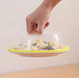 Silicone Microwave Bowl Cover, Silicone Fresh-Keeping Microwave Bowl Cover With Oil Proof Sealing, Anti-mosquito Breathable Dining Table Lid, Microwave Silicone Plate Cover Lid