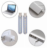5V Mini USB Strip Night Light, Led Book Lamp Light, USB LED Night Light, Desk Table Reading Lamp, White Warm Night Light