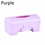 Wall Mounted Self Adhesive Garbage Box Storage Holder, Plastic Box Holder, Wall Hanging Garbage Storage Box