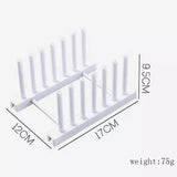 Kitchen Organizer Pot Lid Holder, Kitchen Dish Rack, Pan Cover Holder, Storage Rack for plates and glasses