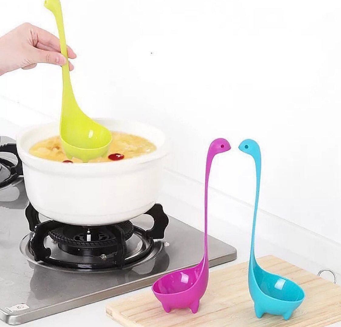 Cute Dinosaur Soup Ladle, Long Handled Soup Spoon, Creative Soup Spoon