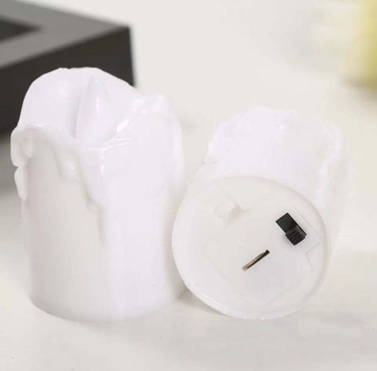 Set Of 3 Flameless LED Tea Light Tea Candles, Flameless Flickering Candle Lamp Lights