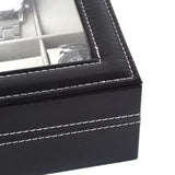 Slots Watch Boxes Storage Organizer, PU Leather Bracelets Rings Watches Display Jewellery Box, Lockable Watch Storage Case, Multifunction Watch Jewellery Box
