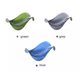 Transparent Wave Shaped Soap Holder With Drain, Creative Soap Dish Holder