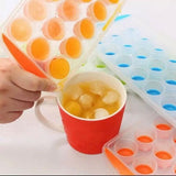 Silicone Pop Up Ice Cube Tray, Round Mini Ice Cube Trays