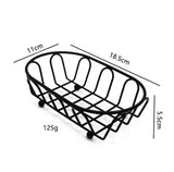 Mini Grill French Fries Basket, Snack Potato Chips Barrel Container, Convenient Snack Basket, Multifunction Stainless Steel Basket, Portable Frying Basket Strainer Colander Basket, Iron Convenient Bucket Basket
