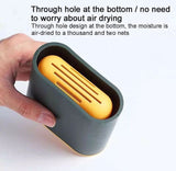 Silicone Toilet Brush With Holder Set, Flexible Toilet Cleaning Brush, Flexible Toilet Cleaning Bowl Brush Head With Silicone Bristles