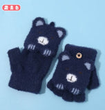 Warm Baby Gloves, Winter Mittens Gloves for Baby Kids Toddler, Unisex Cute Warm Fleece Thick Thermal Gloves for Boys Girls