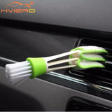 Duster For Car Air Vent, Automotive Air Conditioner Cleaner and Brush, Dust Collector Cleaning Cloth Tool