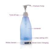 LED Soap Dispenser, 7 Soothing Color Hand Sanitizer, Automatic Liquid Soap Dispenser, Sensor Soap Dispenser, Night Light Soap Dispenser For Kitchen Bathroom, Liquid Containers Bottle With Night Light, Plastic Hand Soap Dispensers
