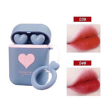 Heng Fang Airpods Lipsticks, 2 Colors Long Lasting Lipsticks, Cute Waterproof Matte Lipsticks