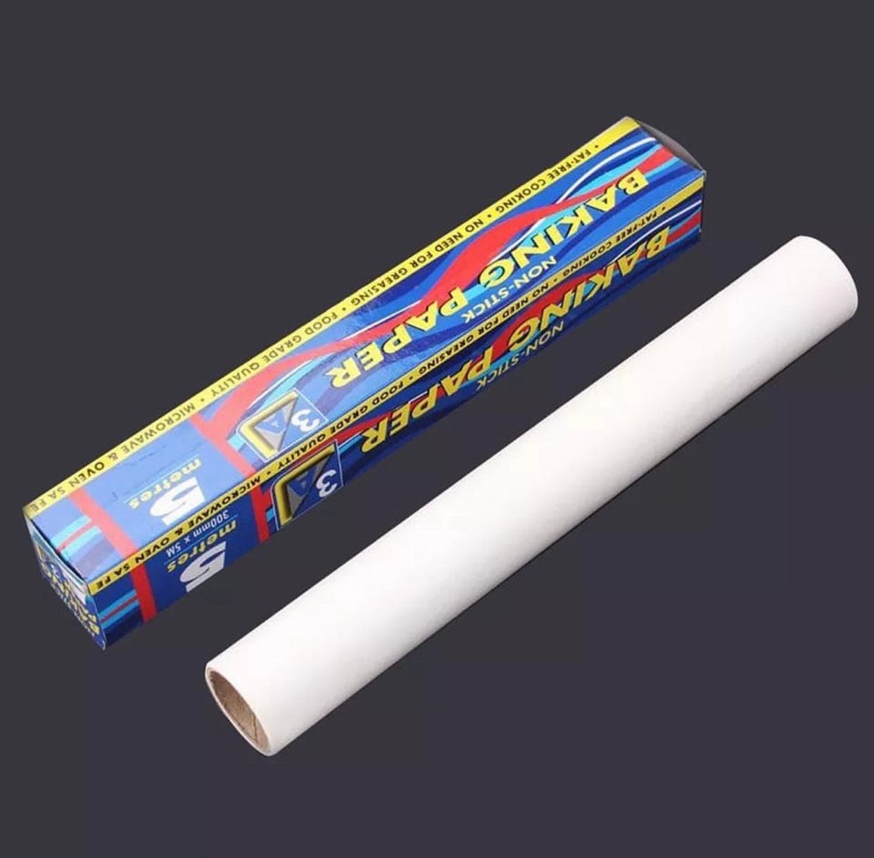 Double Sided Baking Paper, Double-Sided Silicone Oil Paper Baking Sheets, Parchment Rectangle Oven Oil Paper