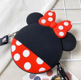 Cartoon Characters Silicone Mini Cross Body Bags, Kids Cute Cartoon Messenger Purse, Fun Coin Girls Pouch