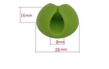 Round Cable Holder, Cute Cable Clips For Desktop, Silicon Wire Retention Clips, Power Cord Winder