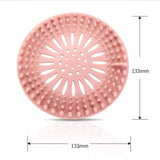 Silicone Sink Drain Stopper, Bathroom Silicone Drain Filter, Bathroom Drain Hair Catcher, Plug Sink Strainer, Sink Sewer Filter Floor Drain