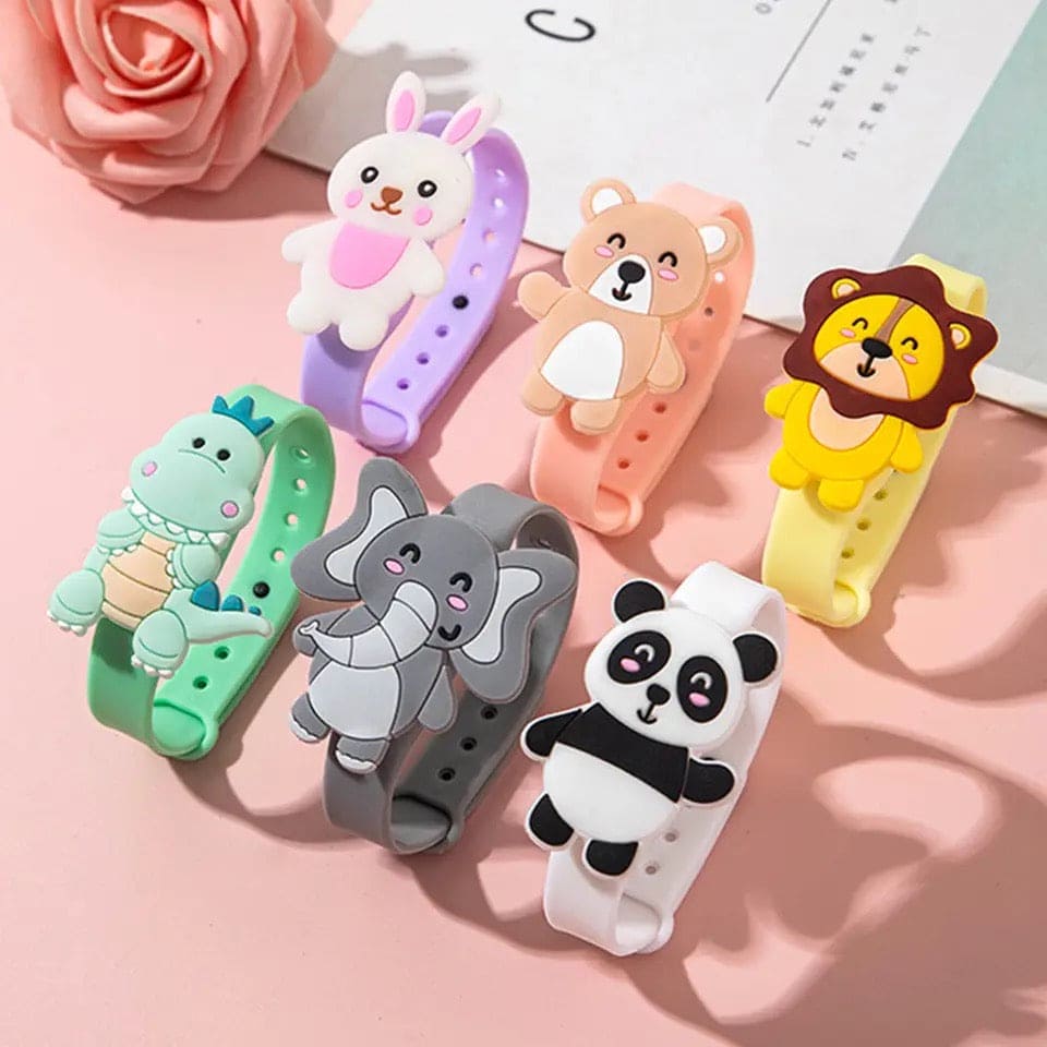 Cartoon Anti Mosquito Watch, Mosquito Repellent Watch, Baby Cute Cartoon Anti Mosquito Band Bracelet, Lightweight Kid Mosquito Killing Bracelet, Insect Bugs Repellent Wristband, Outdoor Mosquito Repellent Band
