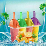 Creative Ice Cream Stick Mold, Ice Pop Lolly Maker Tray, Cream Popsicle Yogurt Mold Maker Mold, Reusable Ice Cream Molds, Homemade Freezer Ice Lolly Mold