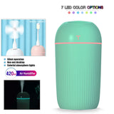 Large Capacity Silent Air Humidifier, Colorful Night Light USB Plug Aroma Diffuser, Ultrasonic Mist Humidifier, Aroma Essential Oil Diffuser, USB Mist Maker