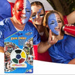 Amazing Face Paint Body Art Color Makeup Paint, Football Professional Makeup Kit, Drawings Pigment Flash Shine Color Fancy Paint, Halloween Carnival Makeup Paint
