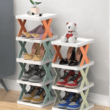 Simple X Shape Shoe Rack, Folding Shoe Cabinet, Entryway Gadget Luxury Shoe, Multi Layer Shoe Storage Rack, Household Storage Cabinet Economical Shoe Rack, X Shoe Rack