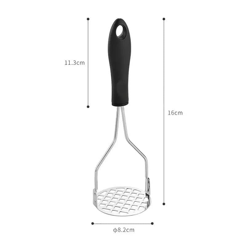 Metal Potato Masher, Rice Presser, Fruit Juice Maker, Potatoes Mud Pusher, Smooth Musher Crusher, Kitchen Accessories