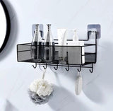 Bathroom Shelf Organizer Basket, Luxury Wall Hanging Storage Rack, Kitchen Organizer Shelves, Shower Shampoo Storage Rack, Condiment Holder Storage Basket, Caddy Hanging Basket, Kitchen Bathroom Storage Shelf