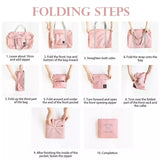 Single Shoulder Travel Bag, Multifunctional Folding Travel Bag, Large Capacity Fashion Travel Bag, Travel Luggage Organizer, Travel Pouch Hand Bag, Multifunctional Large Capacity Suitcase Organizer Bag