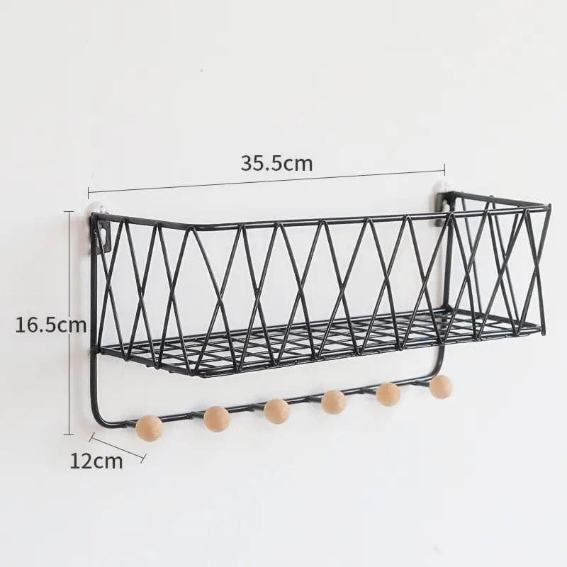 Criss Cross Wall Shelf, Creative Home Wall Hook, Iron Grid Wall-mounted Storage Rack, Home Ornaments Display Holder, Simple Nordic Wrought, Decoration Housekeeper, Living Room Kitchen Wall Storage Organizer