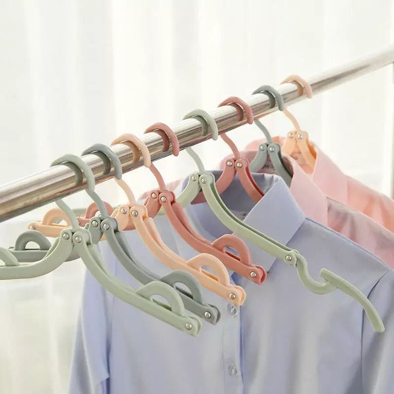 T Shaped Stacking Clothes Hanger, Folding Clothes Hanger, Multifunctional Clothes Hanger, Space Saving Plastic Clothes Holder