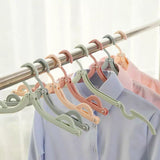 T Shaped Stacking Clothes Hanger, Folding Clothes Hanger, Multifunctional Clothes Hanger, Space Saving Plastic Clothes Holder