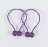 Set of 2 Colorful Magnetic Curtain Tieback, Curtain Holder, Holdbacks Decorative Curtain Clips, Buckle Strap Rope