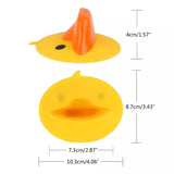 2 Pcs Silicone Small Yellow Duck Pot Gripper, Heat Insulation Hot Plate Clip, Duck Anti-scald Baking Cooking Grips, Kitchen Finger Protector, Microwave Hand Protector Clip