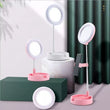Foldable Selfie Stick Ring Light Tripod For Phone With Mirror, Mobile Live Bracket Led Light, Portable Desktop Lamp Photography Props LED For Phone, Beauty Selfie Stick With Light