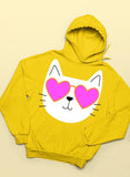 Catty Eyes Winter Warm Hoodies And Sweatshirts