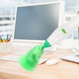 Electric Rolling Duster, Adjustable Electric Go Dusters, Multifunctional Electronic Motorized Cleaning Brush Set, Multipurpose Feather Duster, Duster Feather Dust Cleaner Brush for Home, Office, Car