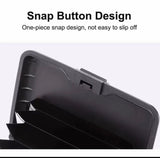 Plastic Business Card Holder, Waterproof Stainless Steel Card Case, Solid Credit Card Holder, Money Bag Storage Travel Wallet