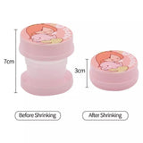 Folding Magic Water Cup, Kids Cartoon Drinking Cup, Travel Silicone Retractable Portable Outdoor Coffee And Cup, Telescopic Collapsible Plastic Cup, Household Kitchen & Dining Sports & Outdoors Mug, Folding Cups with Lid