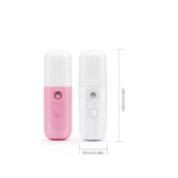 Face Humidifier Steamer, Mini USB Sprayer, Body Facial Spray, Portable Hydrating Beauty Sprayer, Handheld Face Air Humidifier, Rechargeable Nano Water Spray Bottle, Mini Steam Bullet Bottle, Disinfectant Atomization Tool, Nano Mist Sprayer Bottle