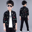 2 Pcs Spring Autumn Children Sport Suits Long Sleeve Boys, Clothing Boys Sports Sweatshirt, Kids Autumn Jacket + Pants